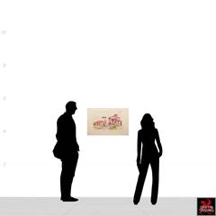 Dr Pepper Metropolis Signed Original Illustration Art