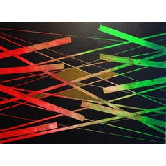 Black Constellation (Red to Green) 10