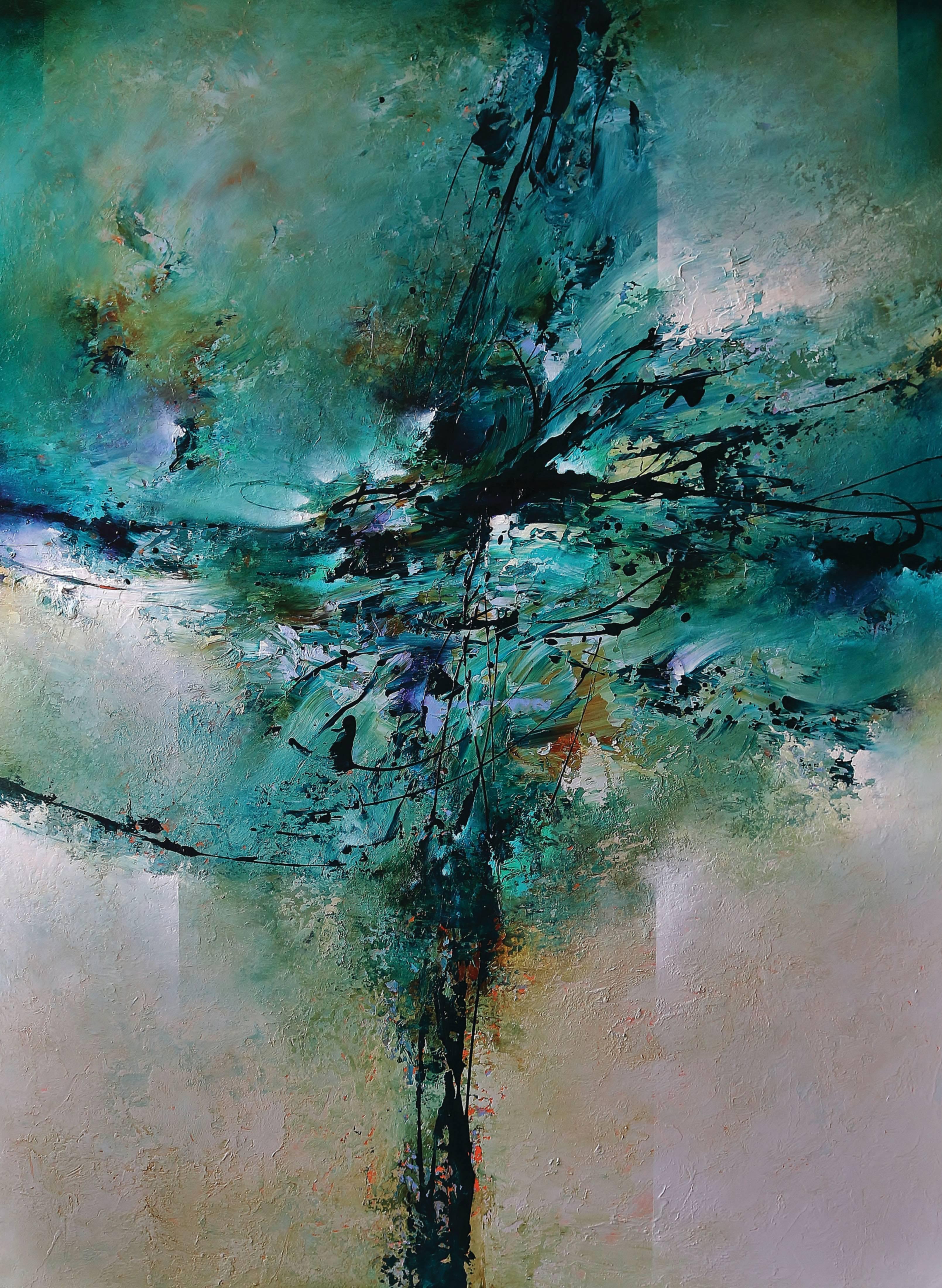 Cody Hooper Abstract Painting - Far Beyond Time