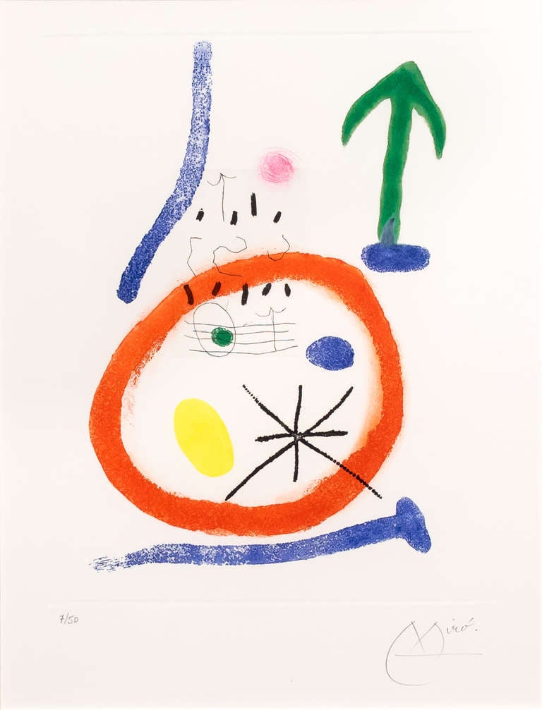 Chemin de Ronde III - Print by Joan Miró