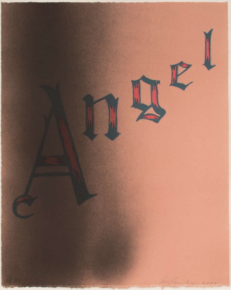 Angel - Print by Ed Ruscha