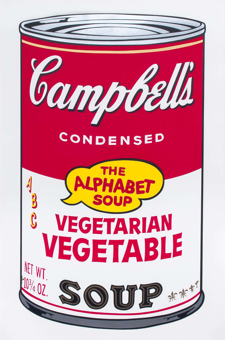 Vegetarian Vegetable, from Campbell's Soup II - Print by Andy Warhol