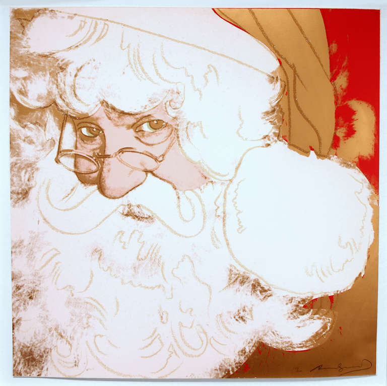 Santa Claus, from Myths - Print by Andy Warhol