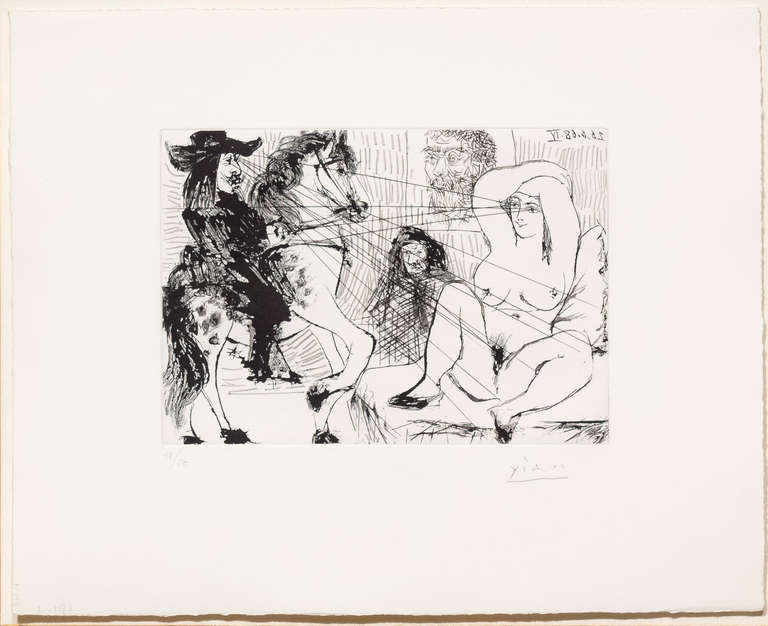 Echange de Regards, from the 347 Series - Print by Pablo Picasso