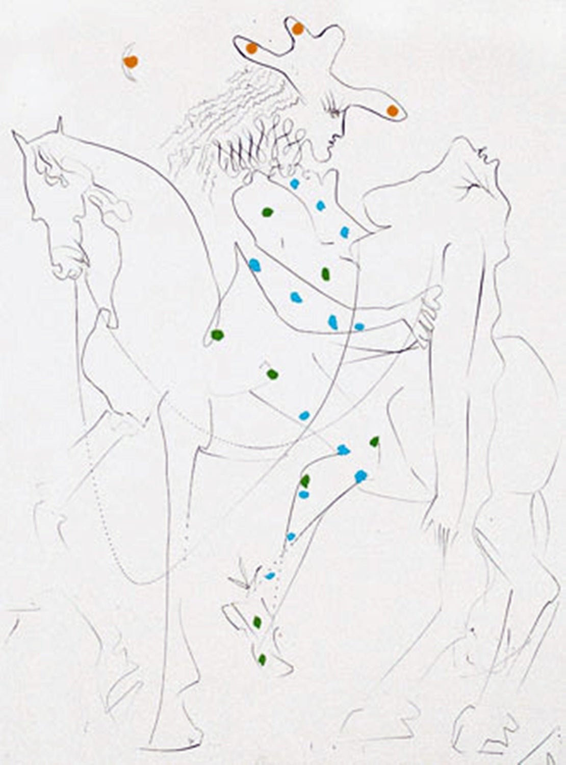 Le Cheval de Picasso (Picasso’s Horse) - Print by Salvador Dalí
