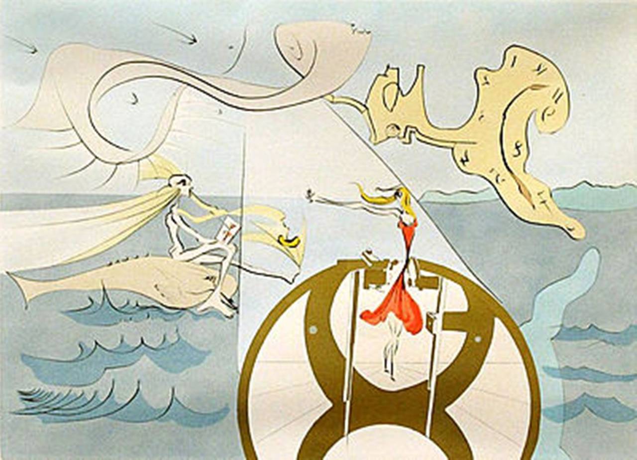 Nähmaschine – Print von Salvador Dalí