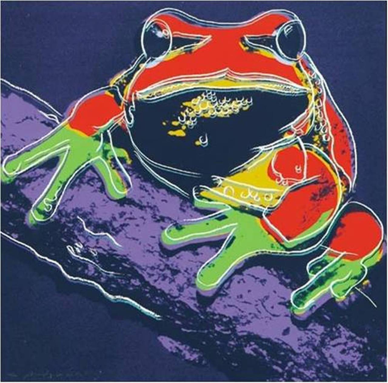 Pine Barrens Tree Frog - Print by Andy Warhol