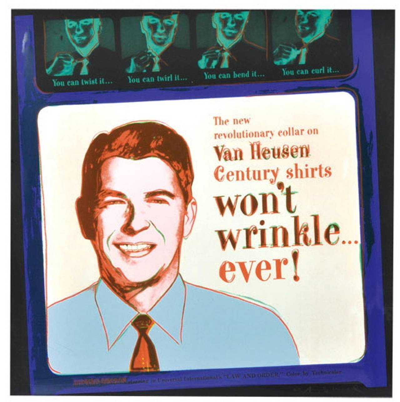 Van Heusen -Ronald Regan (II.356) - Print by Andy Warhol