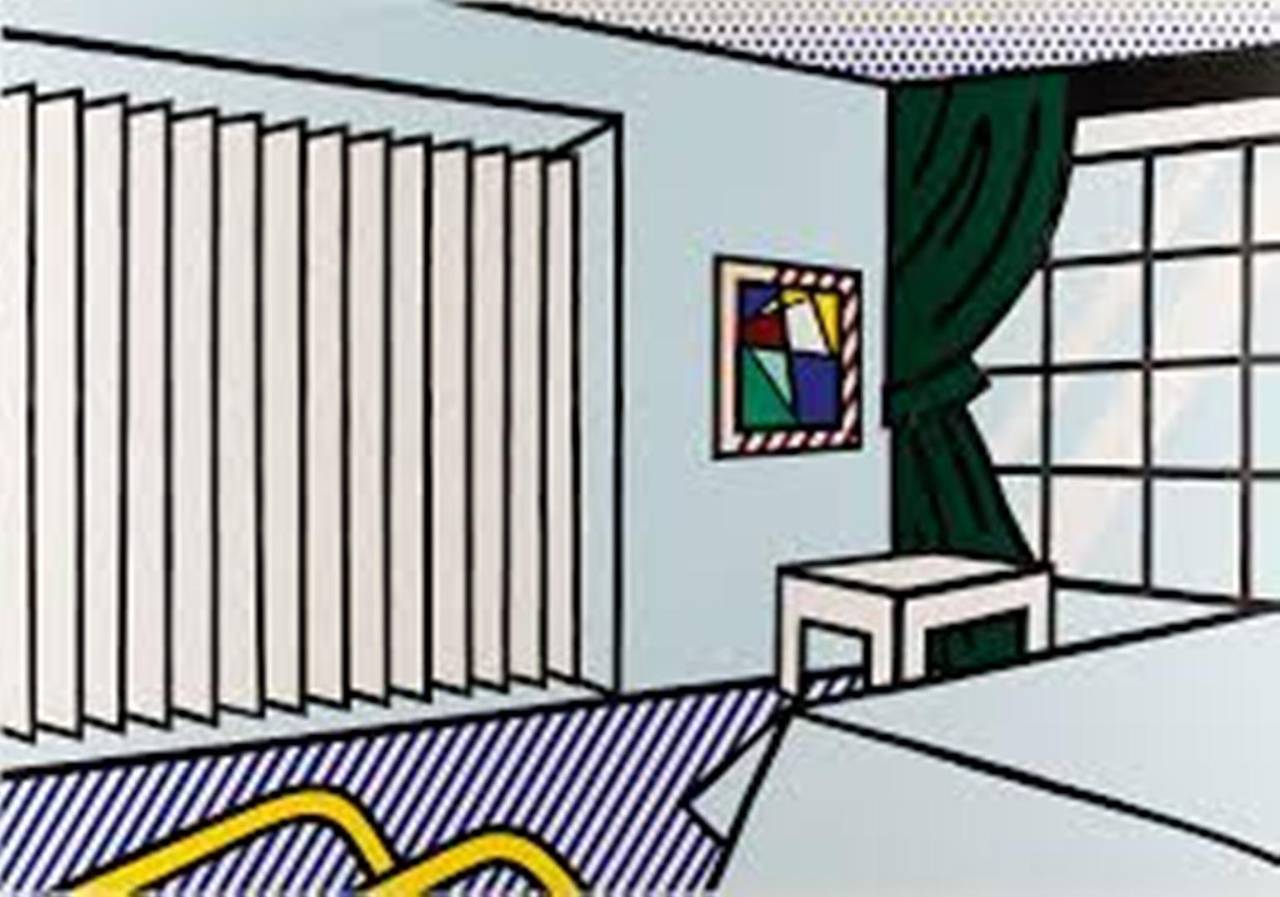 Bedroom from Interior Series - Print by Roy Lichtenstein