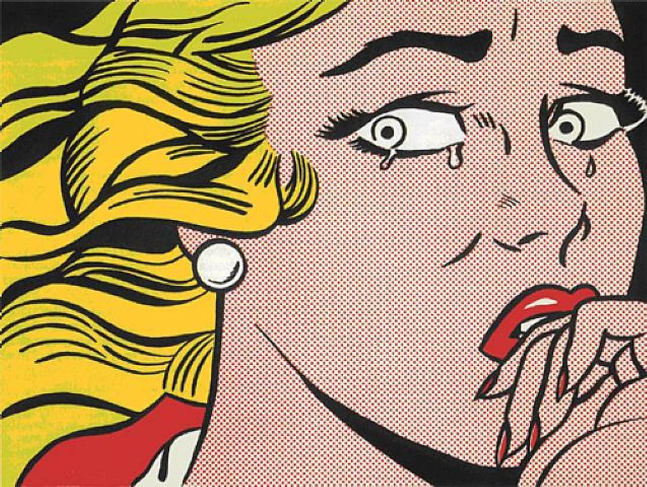 Crying Girl - Print by Roy Lichtenstein
