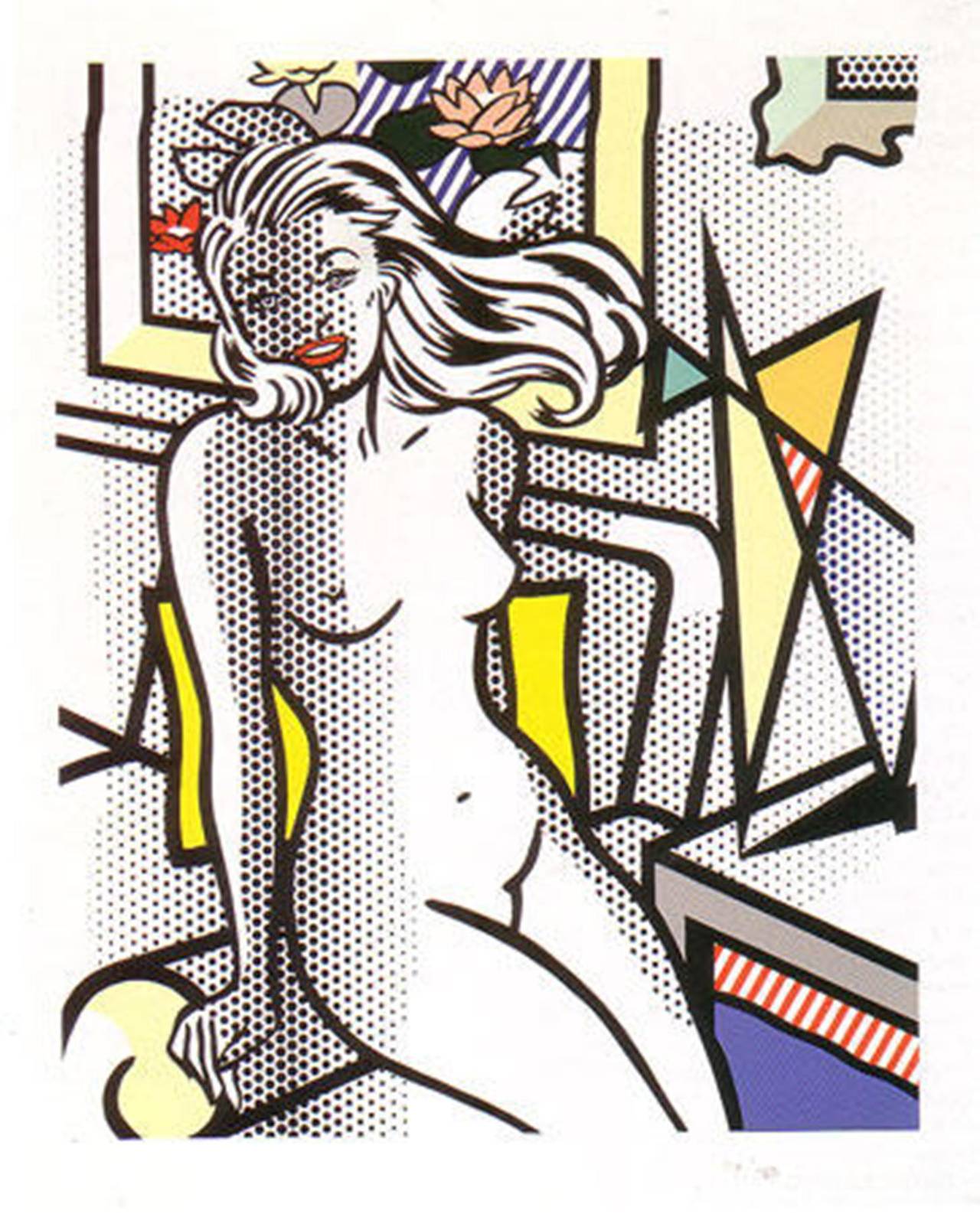 Roy Lichtenstein Nude Print - Nude with Yellow Pillow