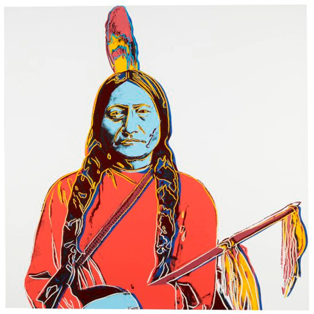 Sitting Bull (IIIA.70) - Print by Andy Warhol