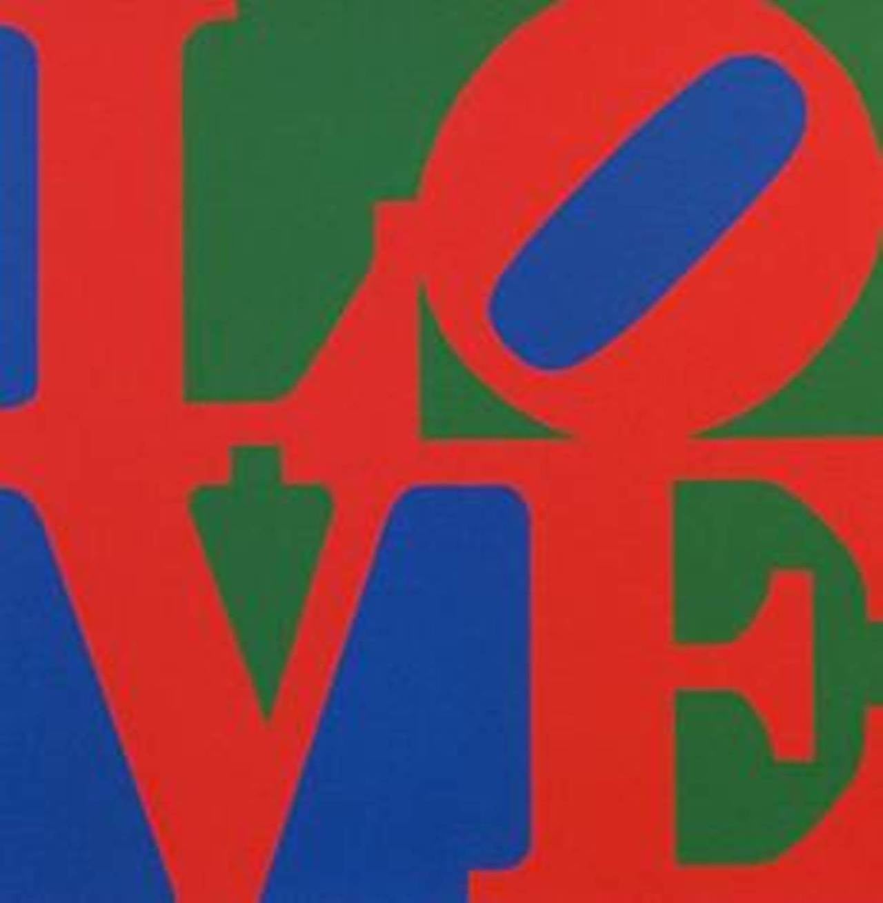 LOVE (Blue Red Green) - Print by Robert Indiana