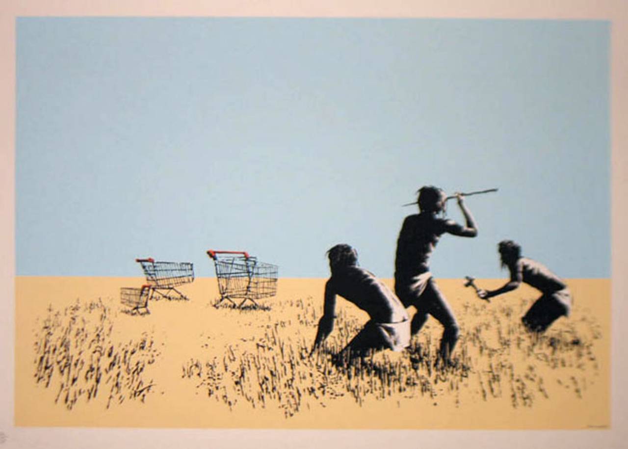 Trolleys - Print by Banksy