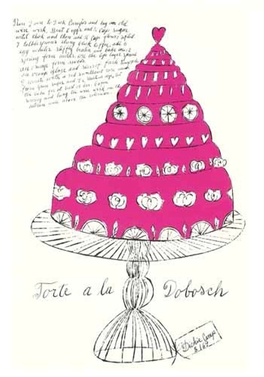 Torte a la Dobosch from Wild Raspberries series - Print by Andy Warhol