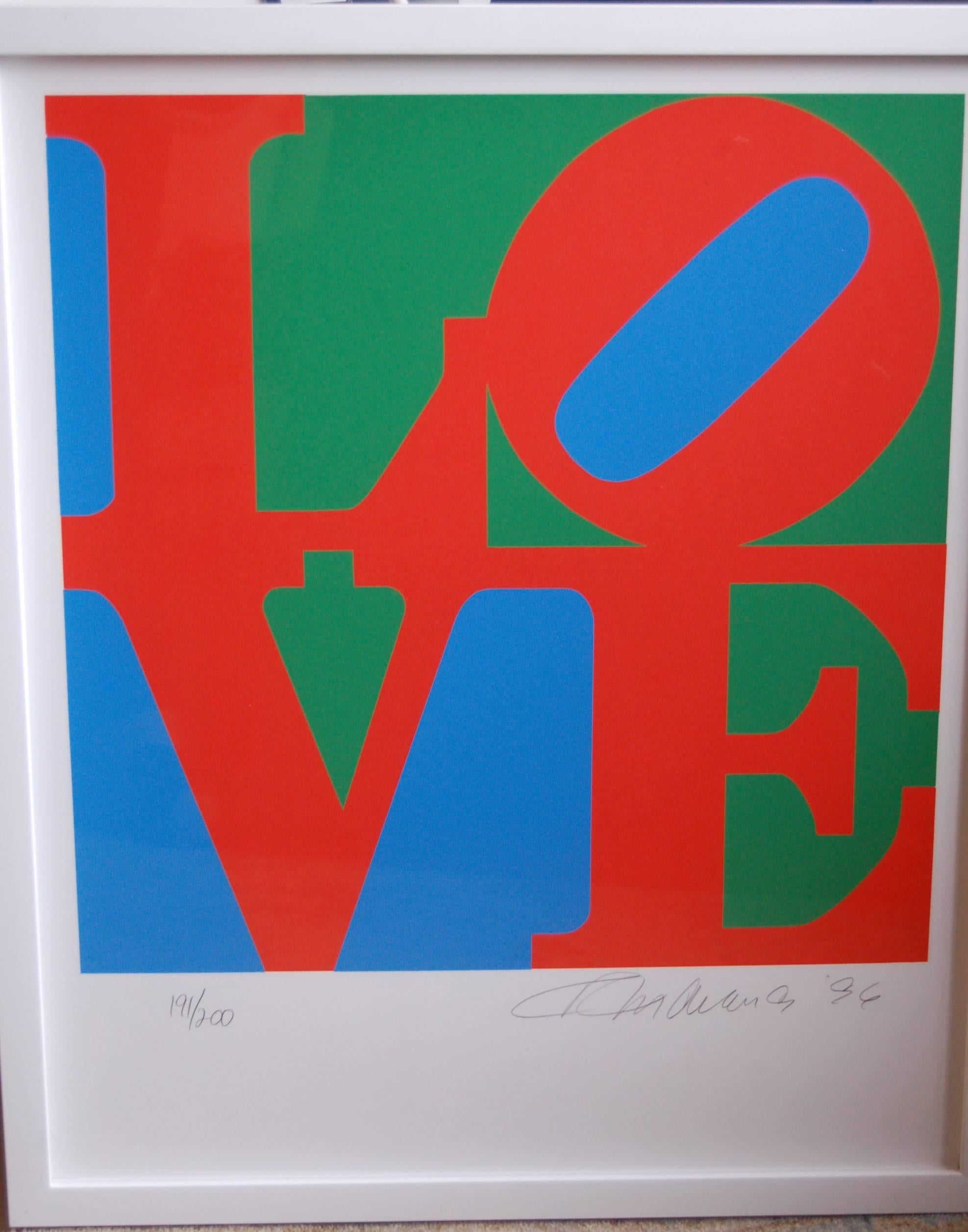 LOVE (Blue Red Green) For Sale 2