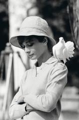 Audrey with dove