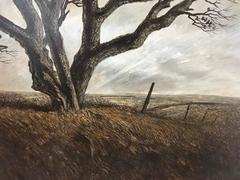 Naturalistic Surrealist Landscape Painting
