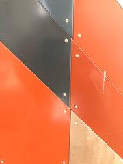 Geometric Abstract Metal Wall Sculpture