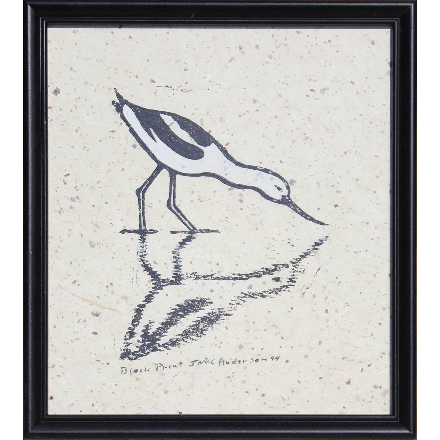 bird block prints