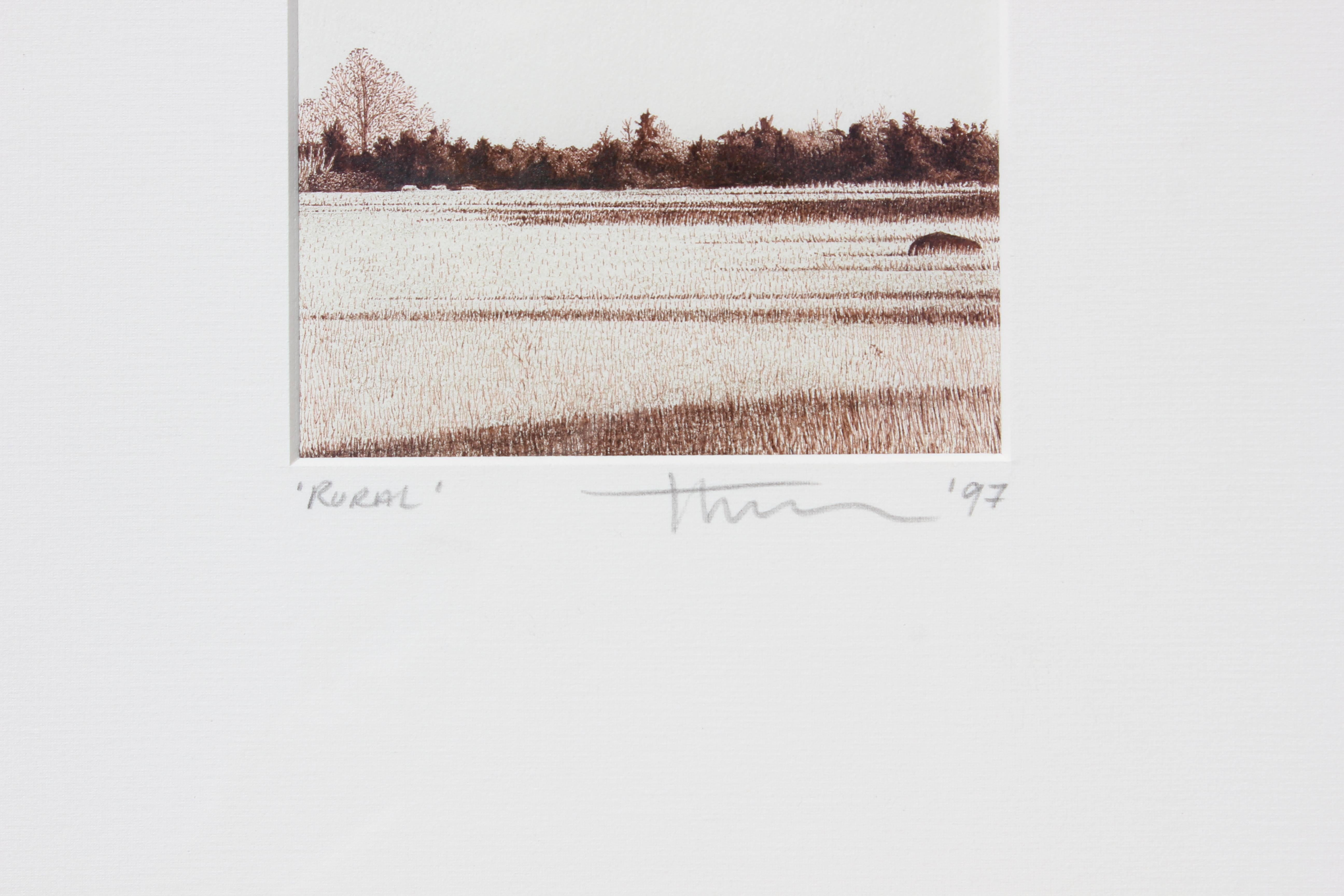 'Rural' Landscape Drawing by Terry Moore 1
