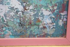 Procession of Bulls pulling a Cart of People in Pastel Tones