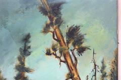 "Lac aux feuilles mortes" Peinture de paysage