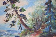 Colorful Impressionistic River Scene