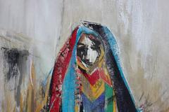 Mixed Media Figurative Painting