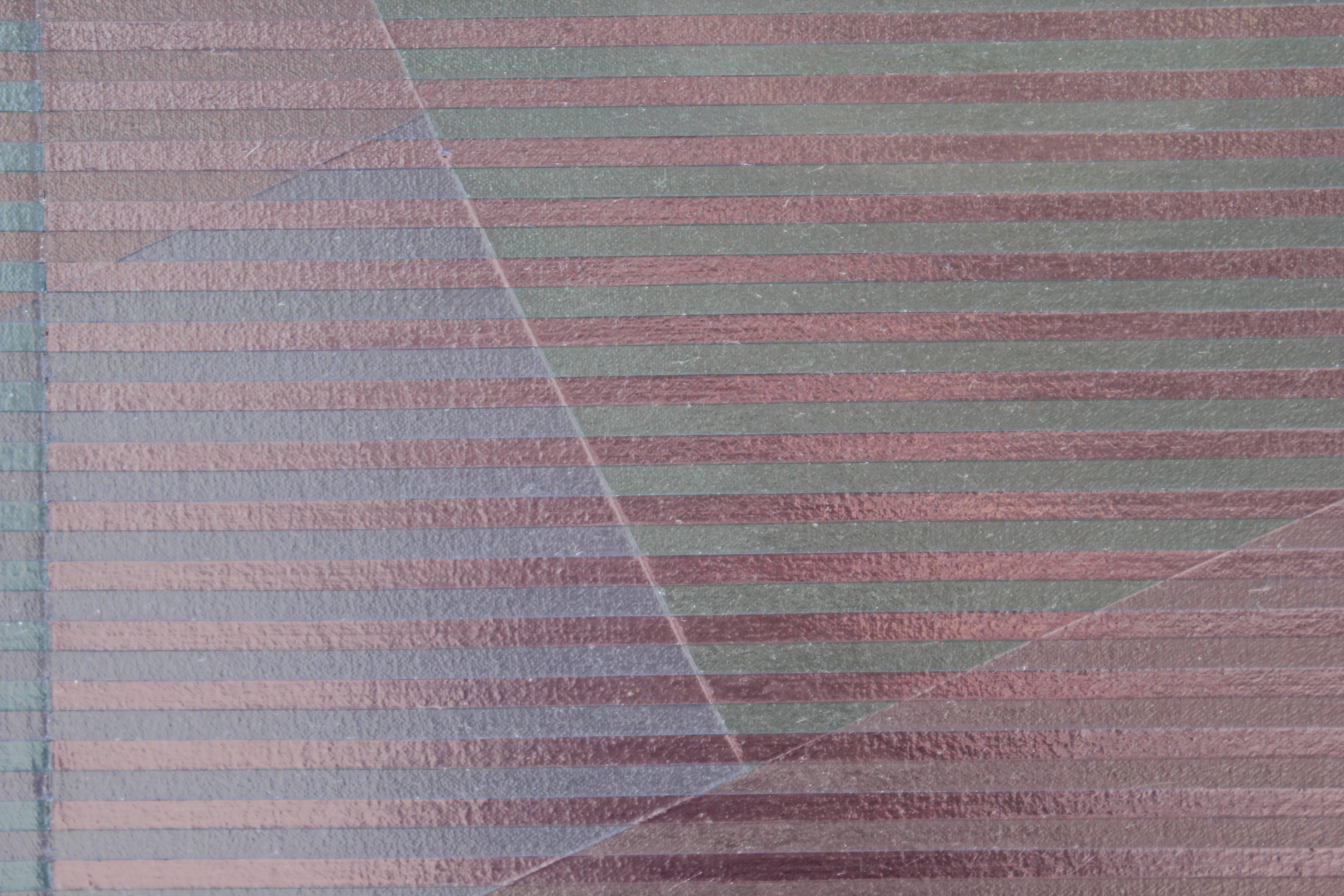 Geometric abstract painting 