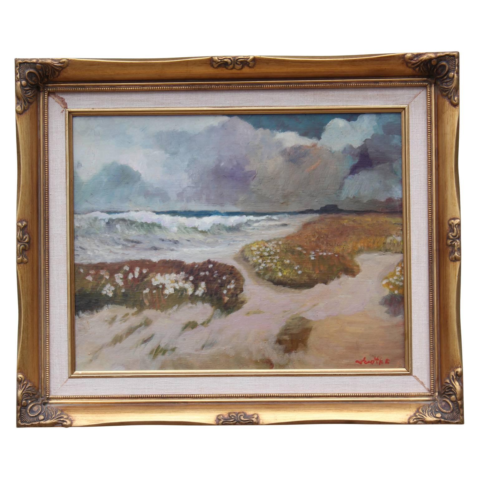 Lawrence M. Ludtke Landscape Painting - Dream Beach 
