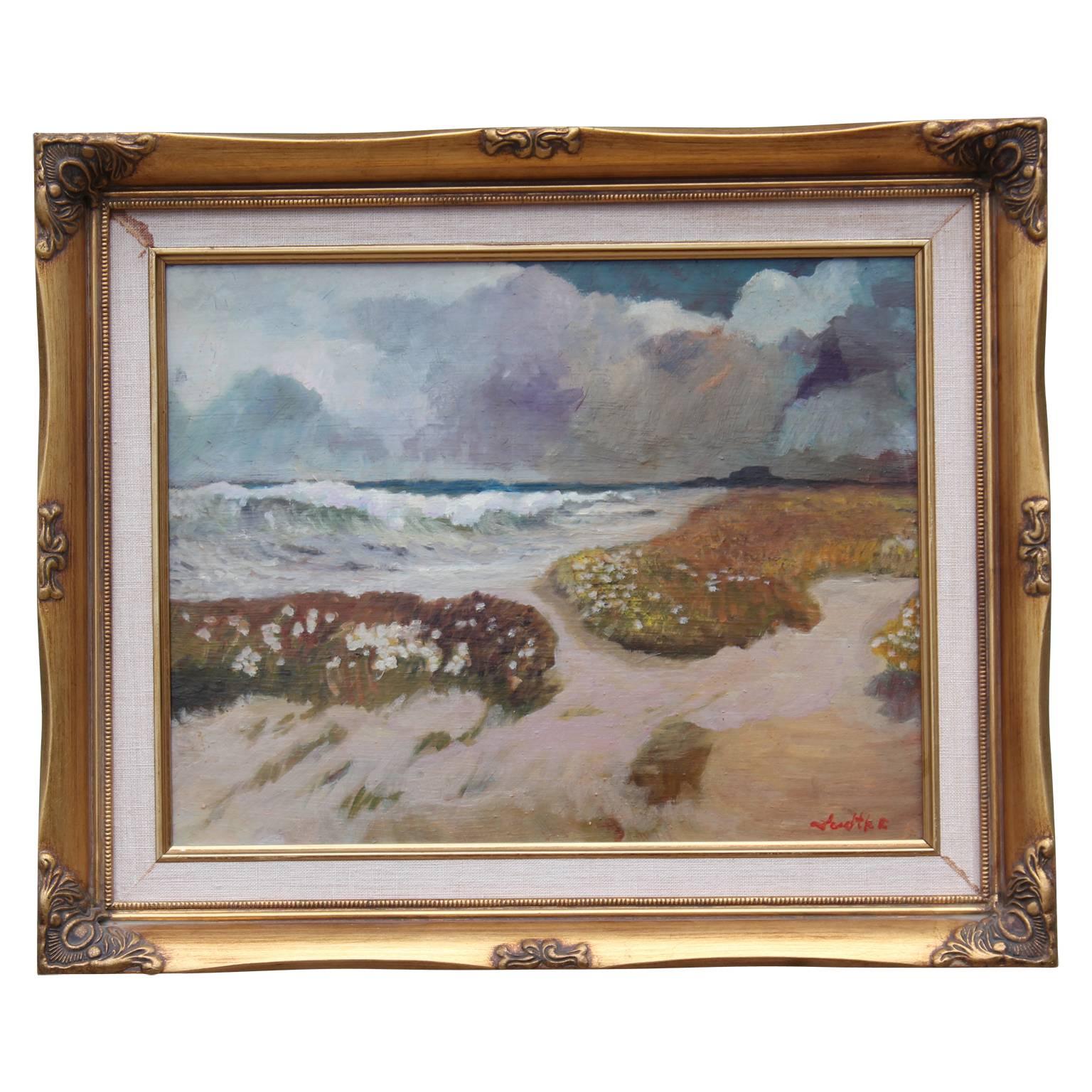 Lawrence M. Ludtke Landscape Painting - Dream Beach