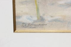 Impressionist Beach Landscape