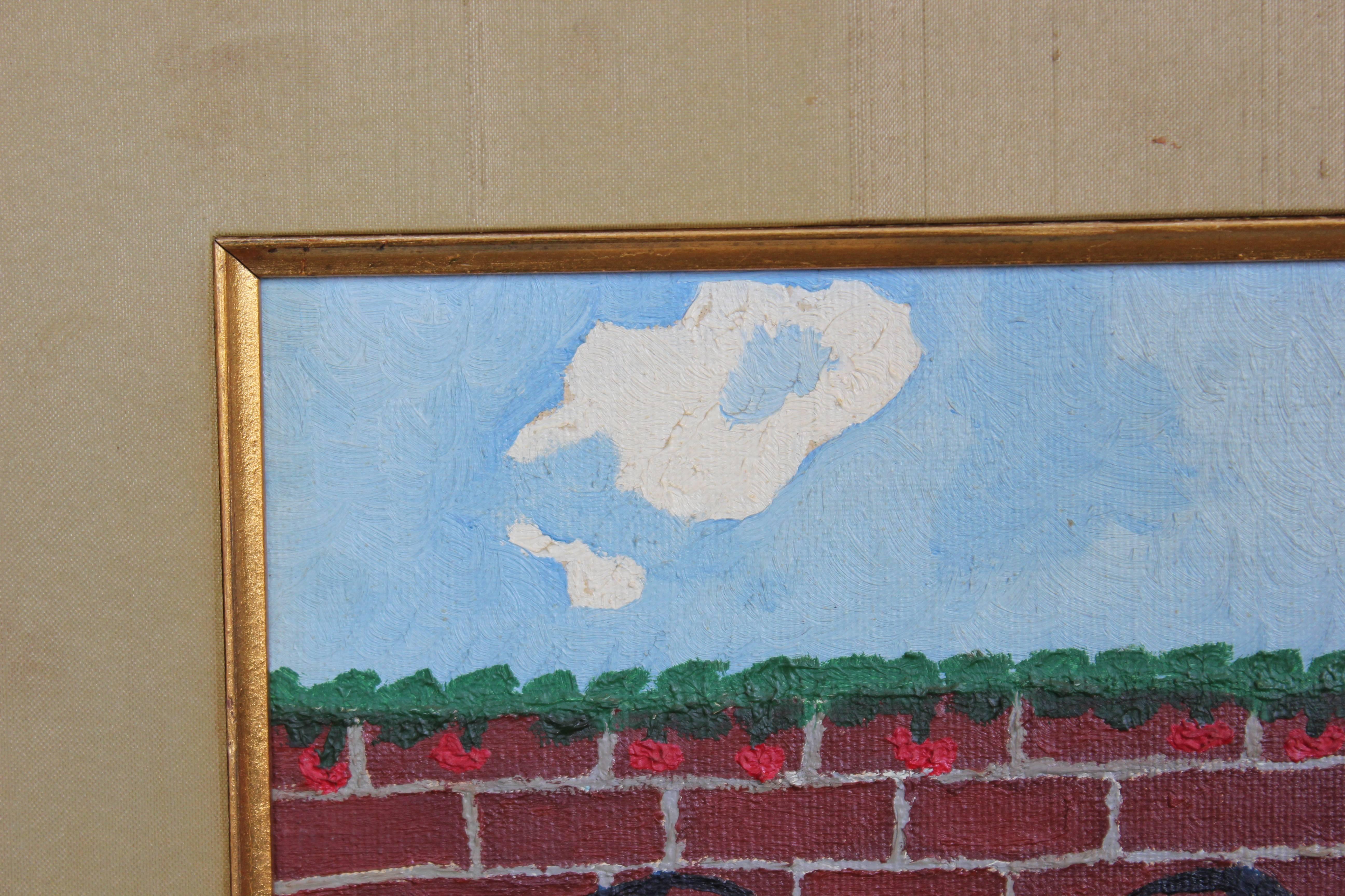 abstract brick wall