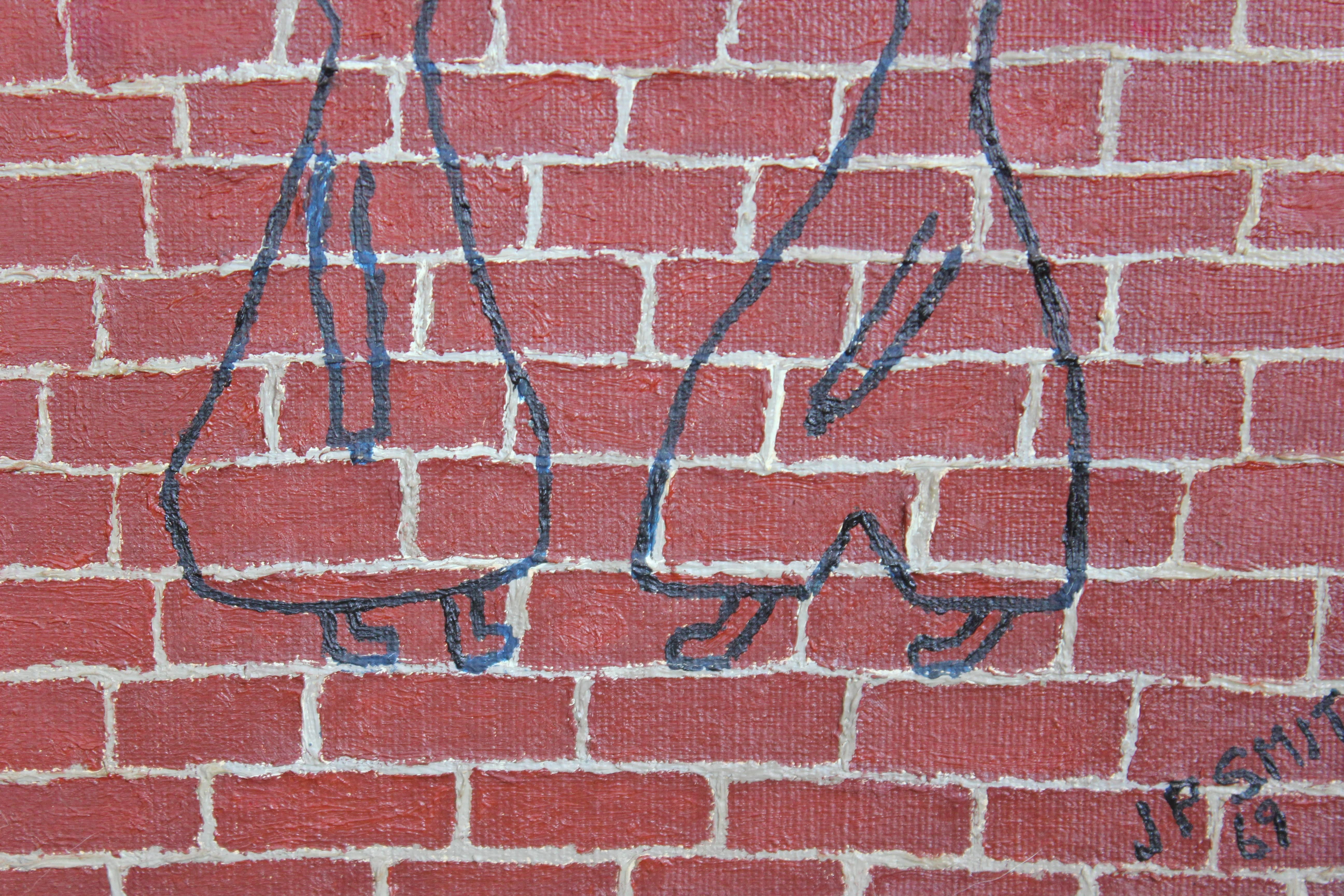 abstract brick wall