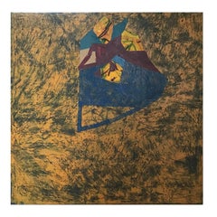 Abstraktes expressionistisches Gemälde ohne Titel #76/540