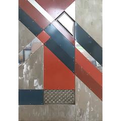 Bob Fowler Abstract Metal Wall Sculpture
