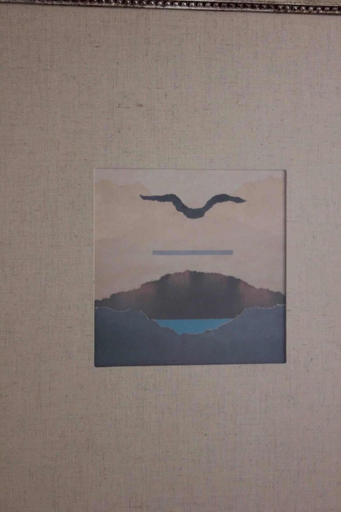 Conjunto de cuatro collages abstractos de paisajes en papel recortado y técnica mixta realizados por Leila McConnell en la década de 1970.

Los tamaños de las imágenes van de H 7 pulg. x A 7 pulg. a H 5 pulg. x A 7 pulg.

Biografía del