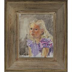 1955 - Donald Vogel Young Girl Portrait