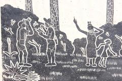 Birdwatchers Block Print