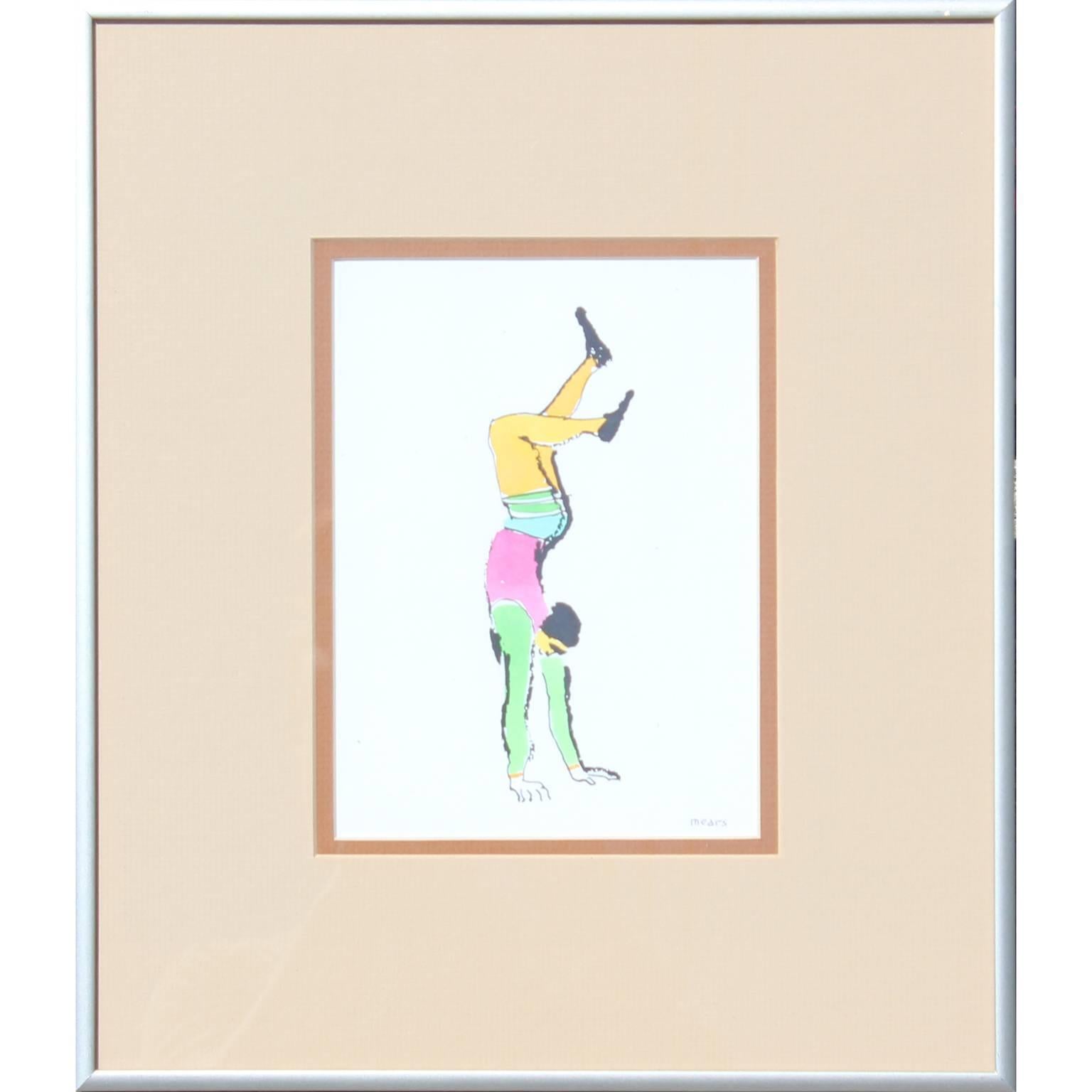 Herbert Mears Figurative Art - Handstand