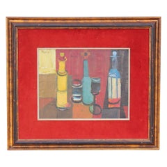 Abstract Still Life with 3 Bottles