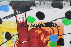 Abstract Mixed Media Painting