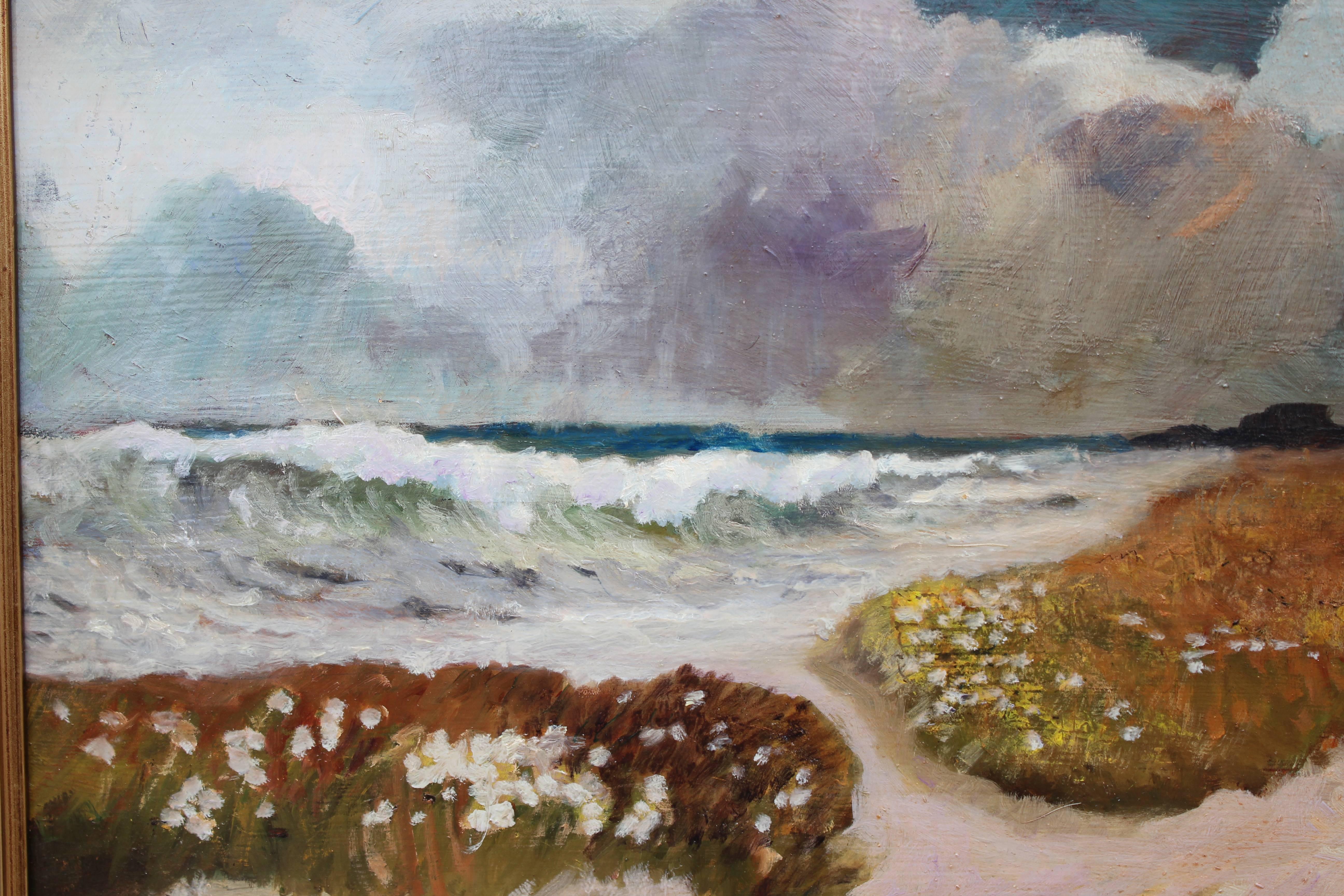 Dream Beach  - Painting by Lawrence M. Ludtke