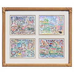 randolph howard Alpine Fun, Blue Lake, Red Bird, Estuva