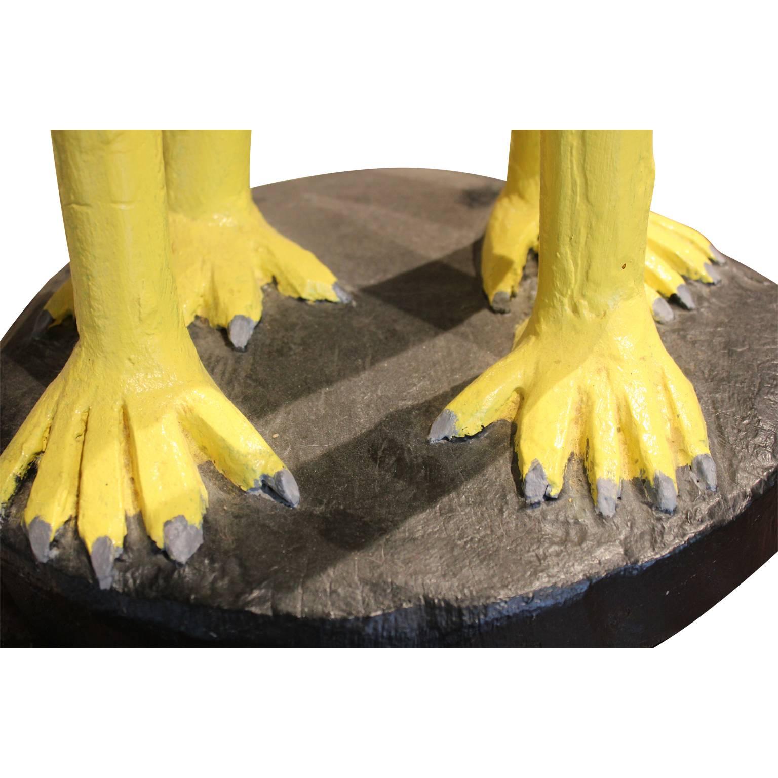 Yellow Monkey Sculpture Carving 1