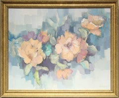 Vintage "Camelia"- Pastel Floral Still Life