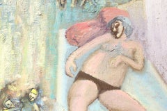 Impressionist French Beach Scene