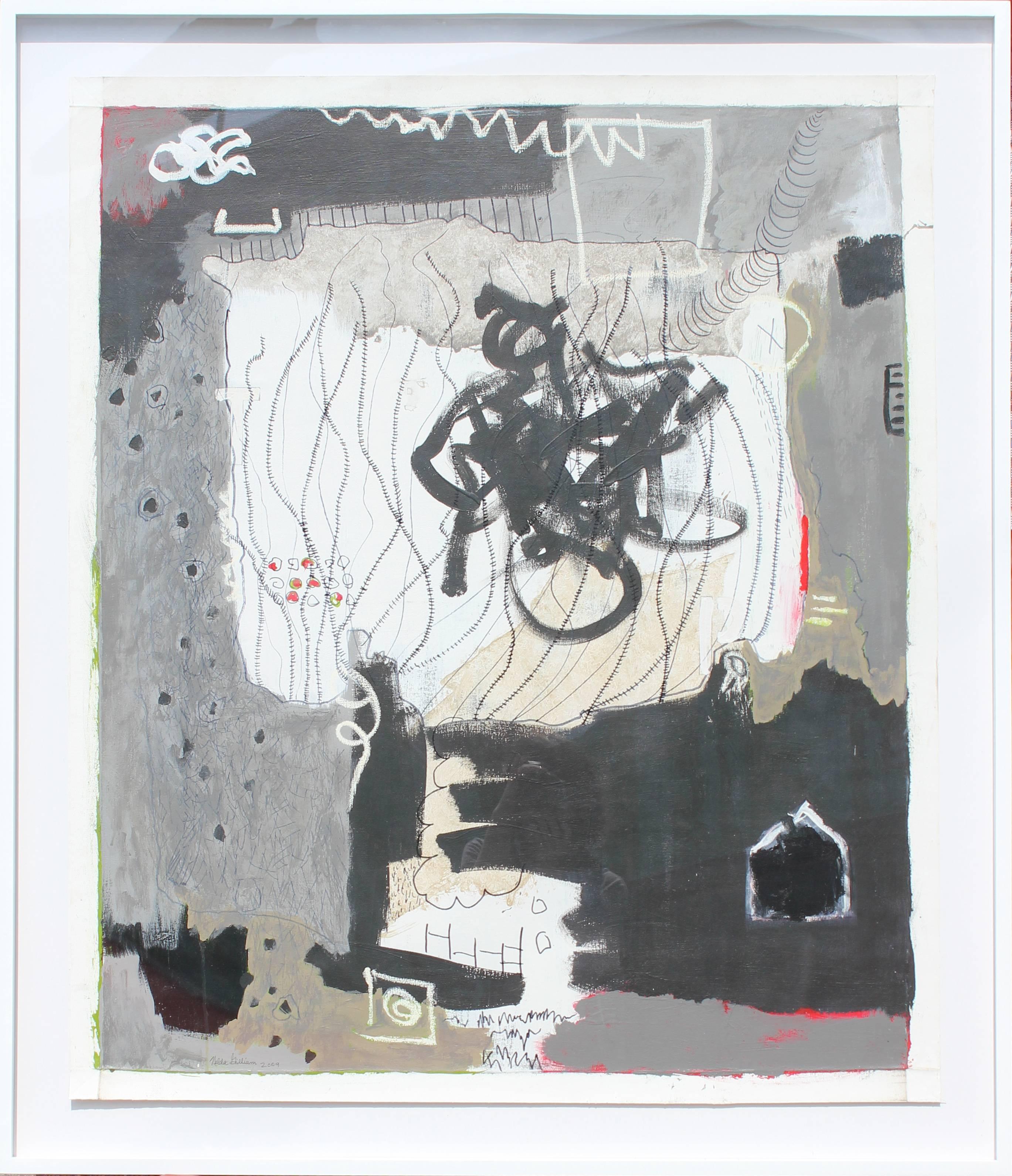 Nelda Gilliam Abstract Painting - Large Contemporary Abstract