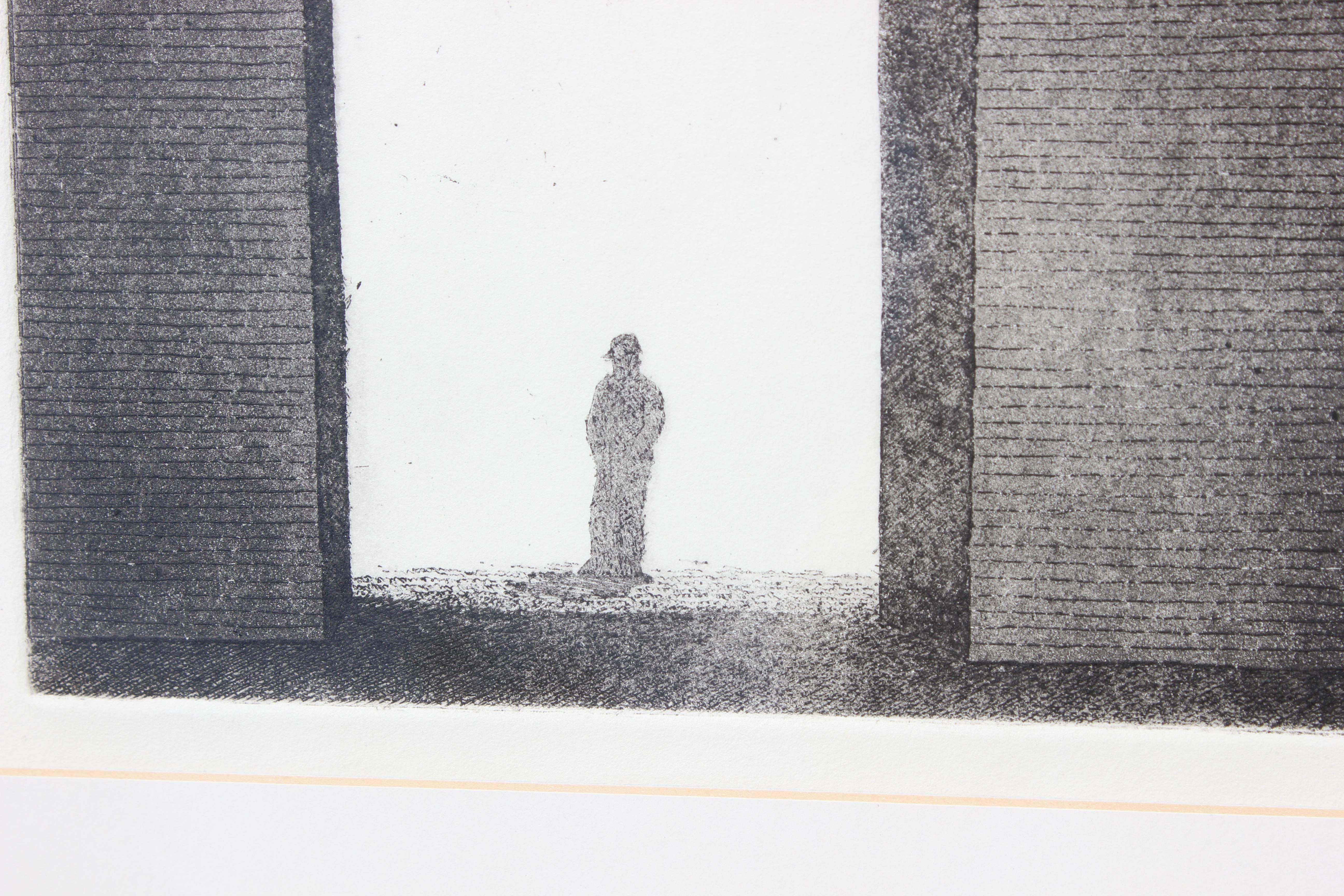 Man in Doorway Sketch - Art by Garth Daniels